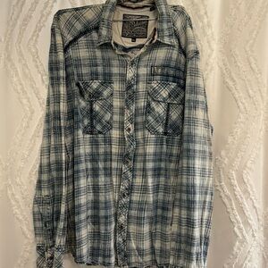 Affliction light weight flannel 2xl